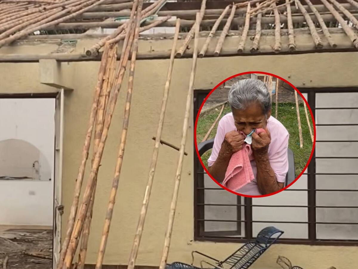 “Aquí han crecido todos mis hijos”, abuela de 92 años que perdió su casa en Riofrío, tras el sismo