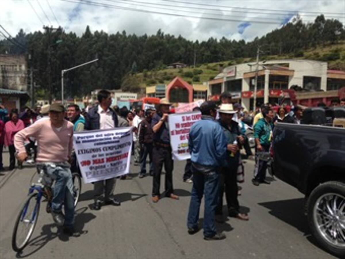 En Nariño delegaciones de veinte municipios participan en paro agrario