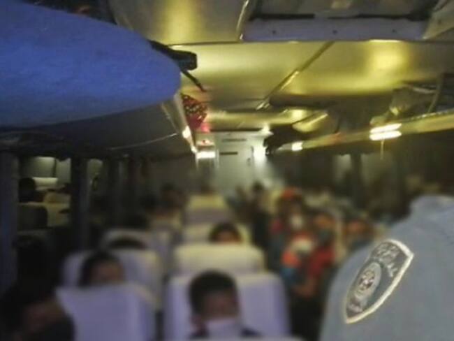En Antioquia detuvieron un bus con destino a Sucre en plena cuarentena