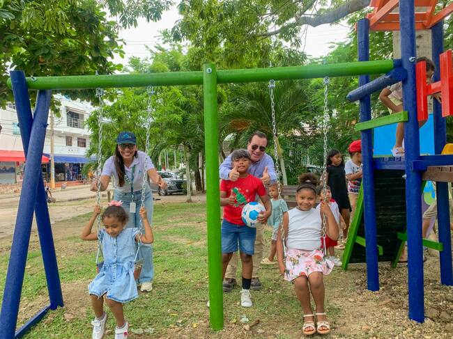 Aguas de Cartagena entrega parque sostenible en Villa Rosita