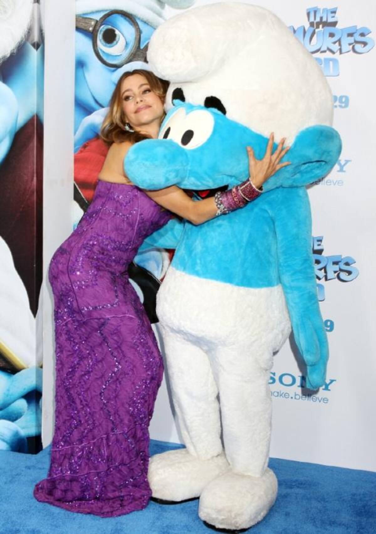 En el año 2009, Dándole vida a Odile, Sofía Vergara participa en la película Los Pitufos.