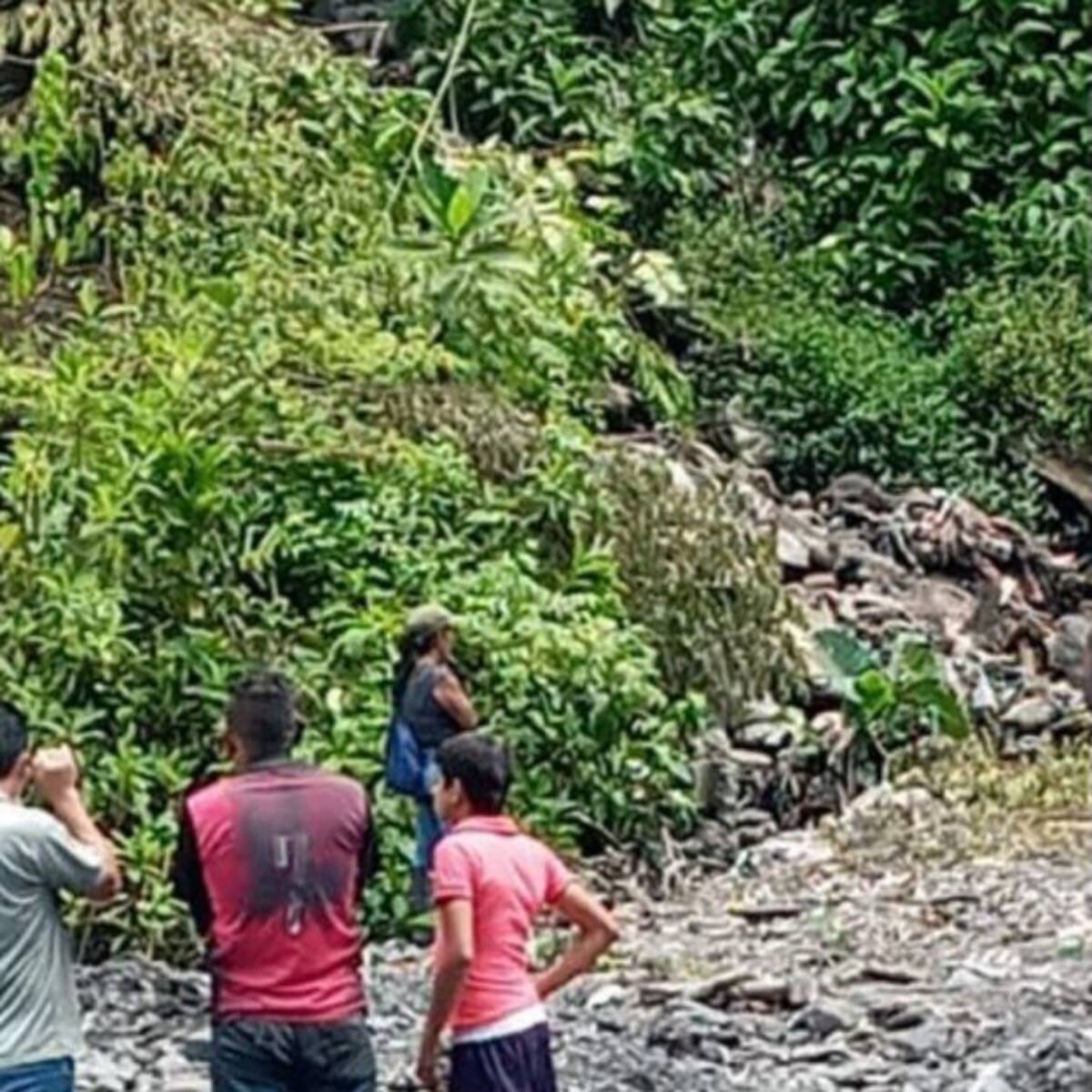 Cierre de emergencia por deslizamiento de tierra en Quípama, Boyacá