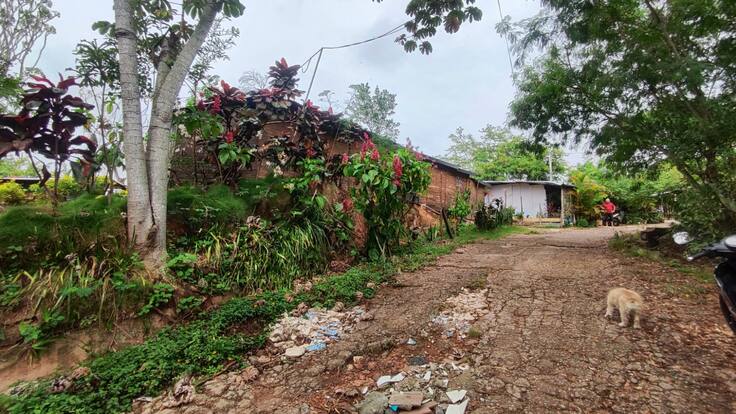 Eunice Mejía, habitante del asentamiento humano.
