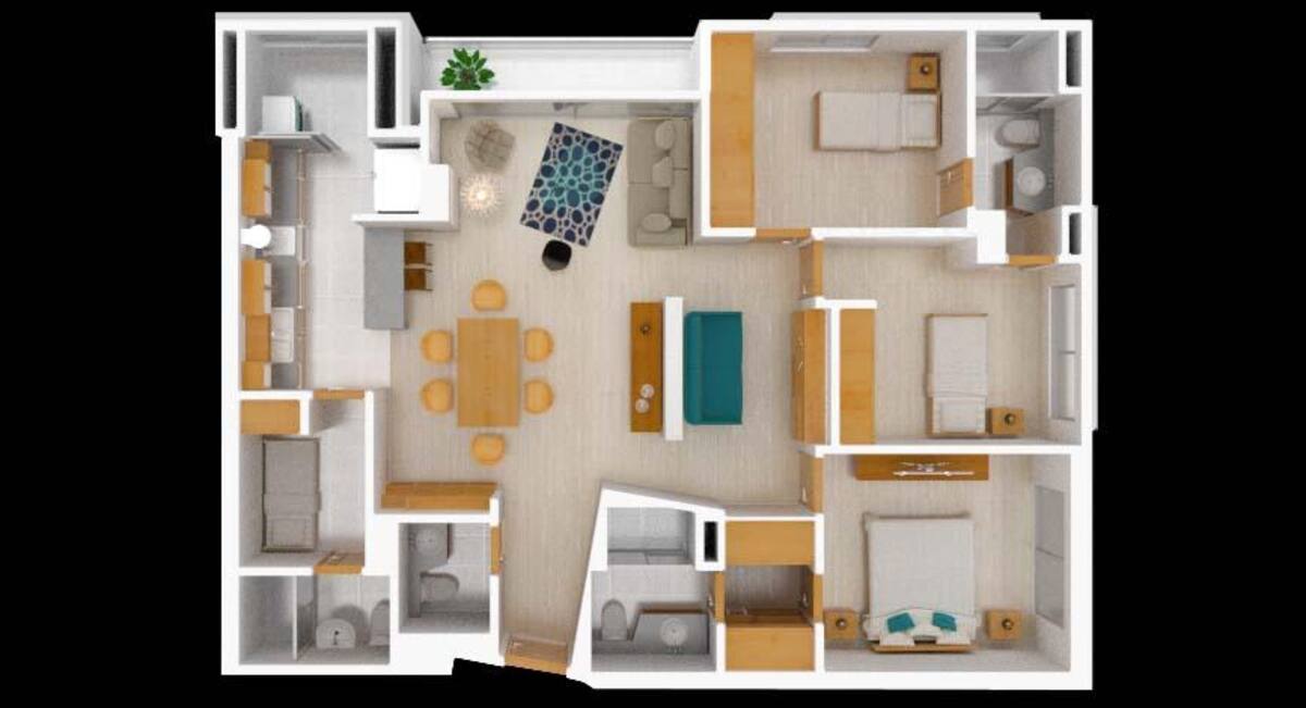 Localizado en el sector norte de Barranquilla, con una excelente panorámica de la ciudad, cuenta con diez pisos de altura, 43 apartamentos, cubierta con piscina, gimnasio y área de descanso.