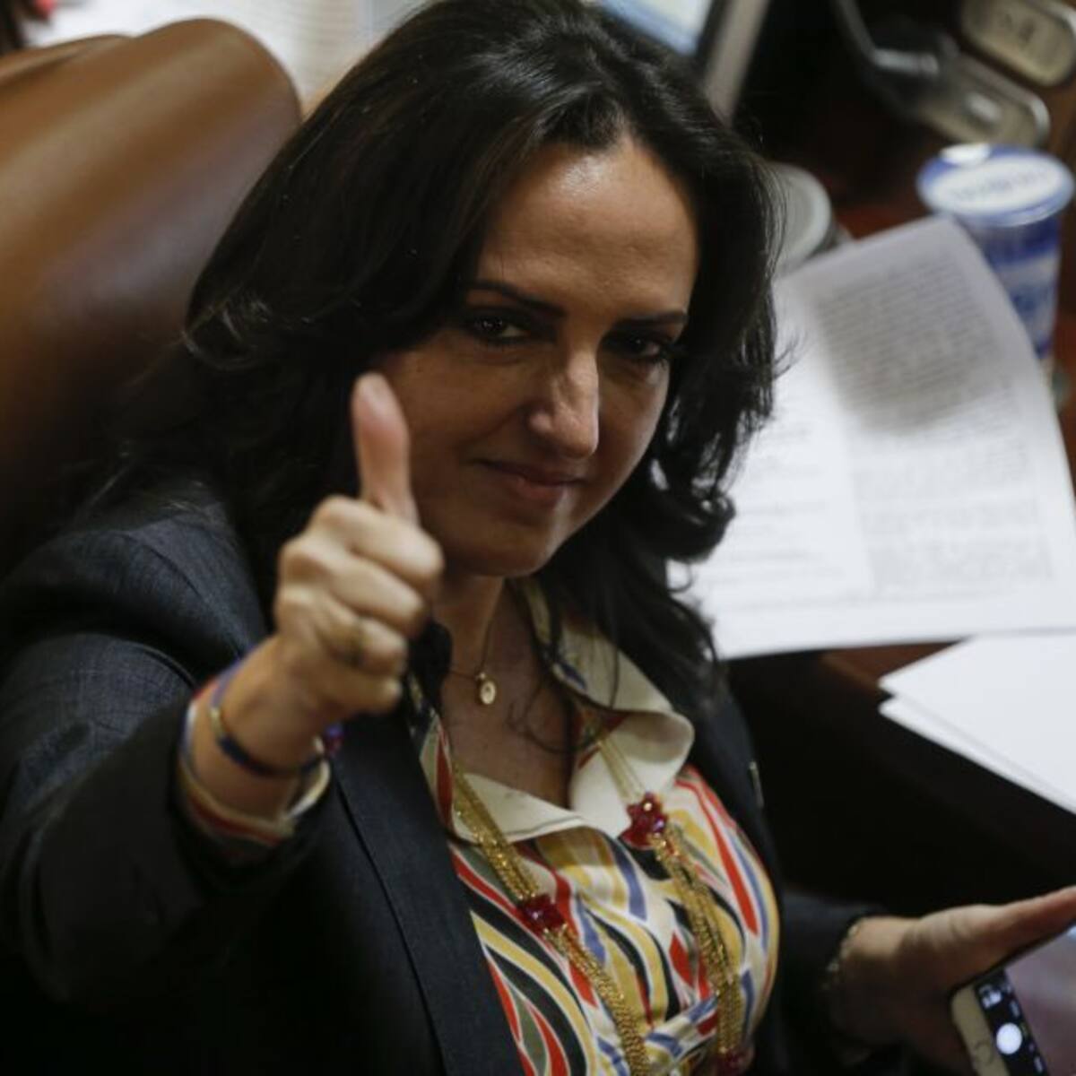 María Fernanda Cabal, reunión Uribe y más: "El dueño de Petro es Santos"