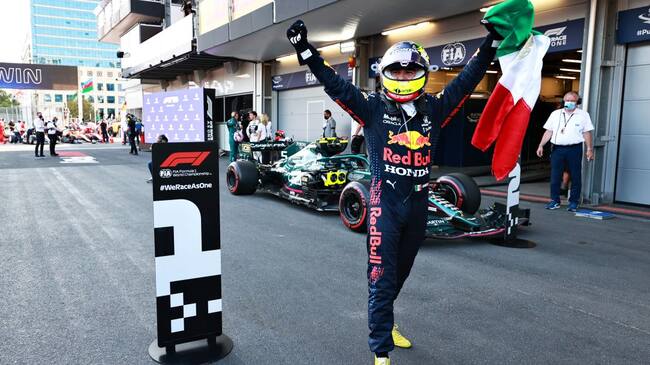 En Bakú, el mexicano Sergio Pérez gana su primera carrera de F1 con RedBull