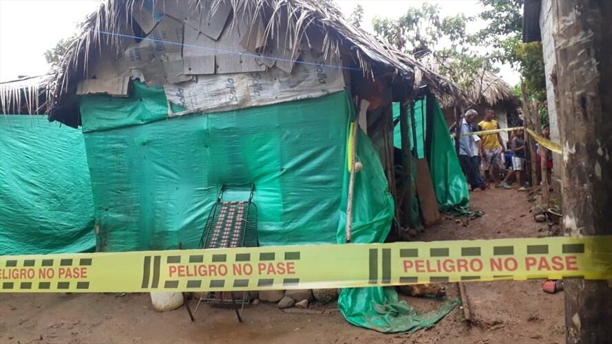Cinco personas heridas deja detonación de granada en San José de Uré. Foto: Cortesía