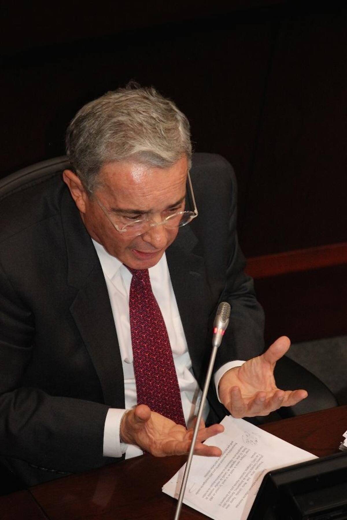 El senador del Polo Democrático Iván Cepeda fue el citante del debate en el Congreso donde pretende demostrar los nexos de Álvaro Uribe con ilegales.