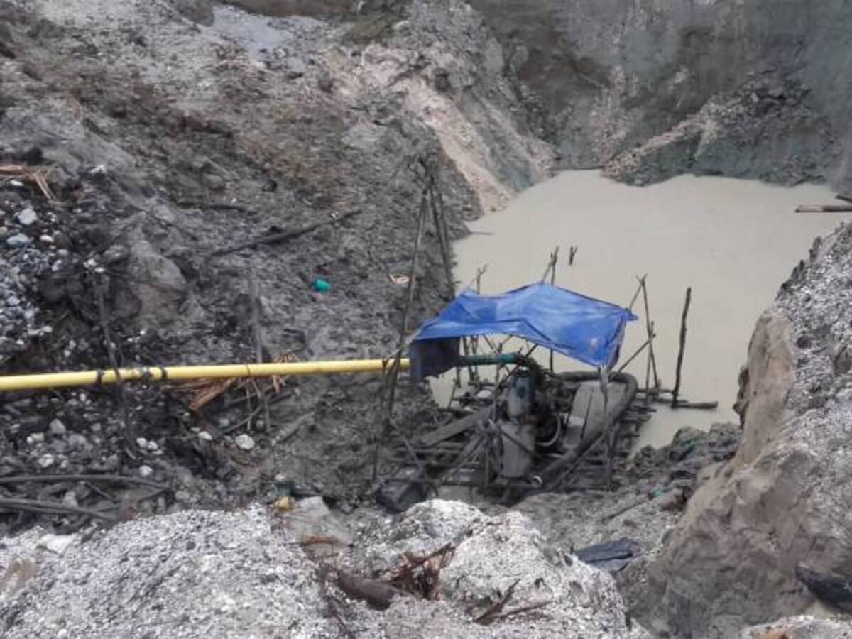 Golpe a la minería en el Bajo Calima