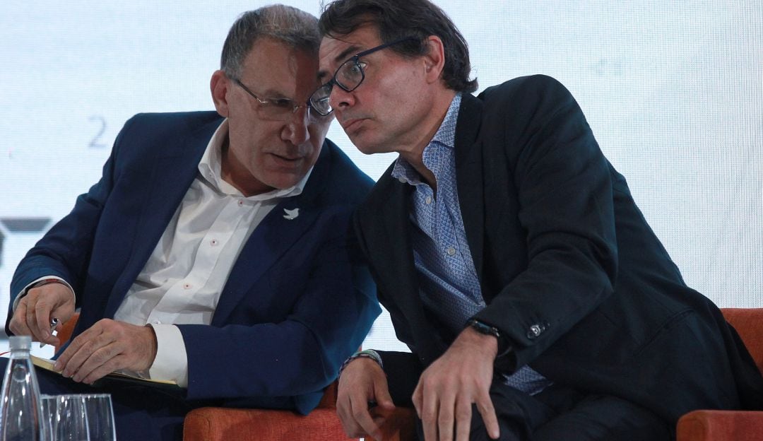 Roy Barreras y Alejandro Gaviria