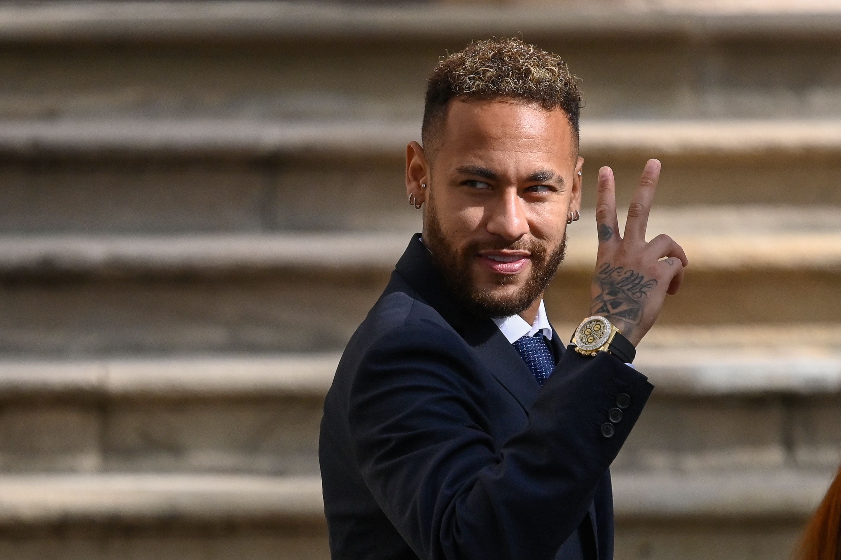Neymar, jugador brasileño del PSG. (Photo by Josep LAGO / AFP) (Photo by JOSEP LAGO/AFP via Getty Images)