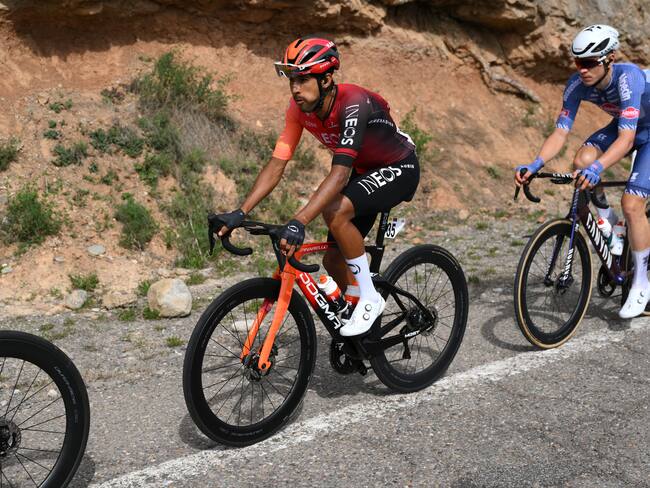 Brandon Rivera, pedalista colombiano del INEOS Grenadiers. (Photo by David Ramos/Getty Images)