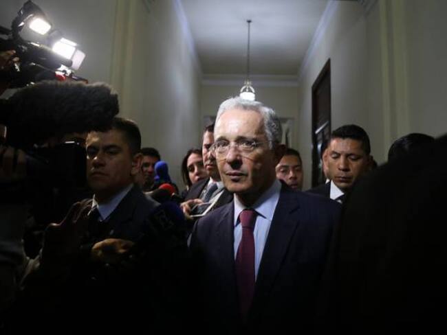 El senador Álvaro Uribe.