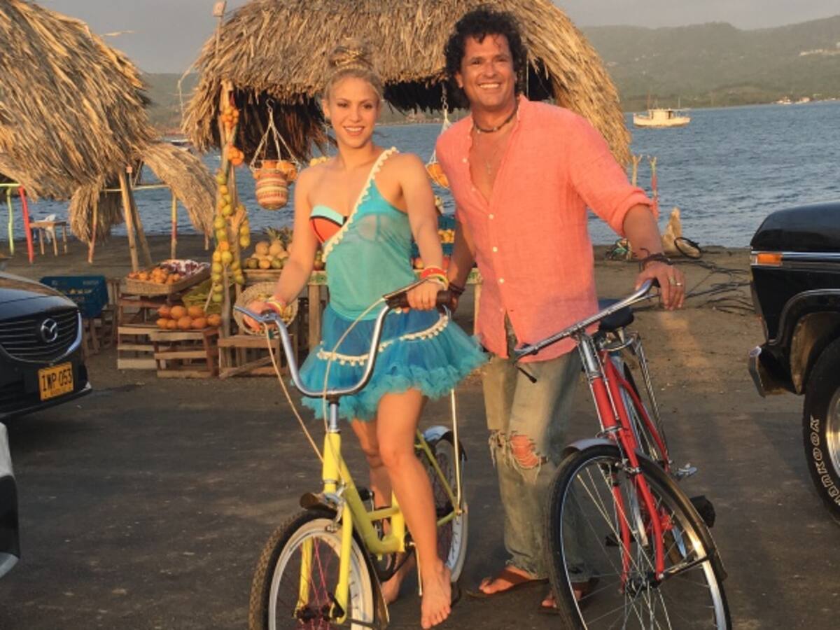 Shakira sorprendió a Carlos Vives en su concierto de Miami