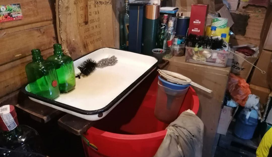 Fueron halladas 800 botellas de Whisky adulteradas. 