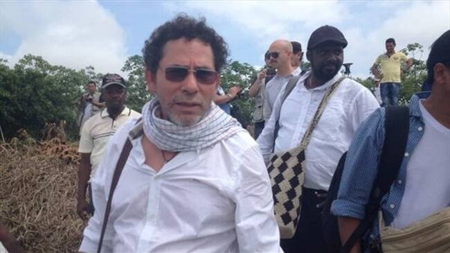 Alias Pastor Alape durante el acto de perdón de las Farc hacia sus víctimas de Bojayá el pasado 12 de junio de 2016. Foto: Colprensa
