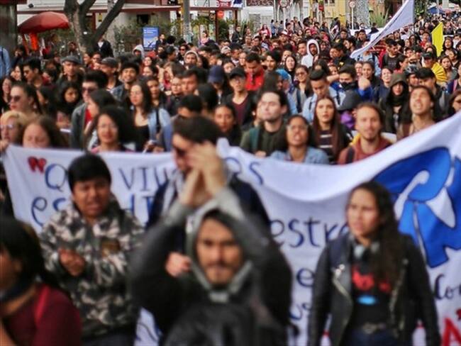 Integrantes de la “Primera línea” marcharán en Bogotá
