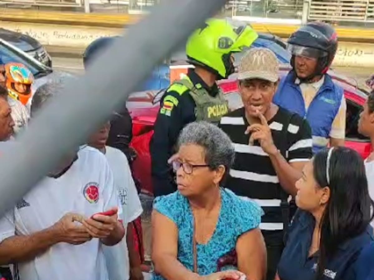 Adulta mayor resultó herida con una botella por habitante de calle en Cartagena