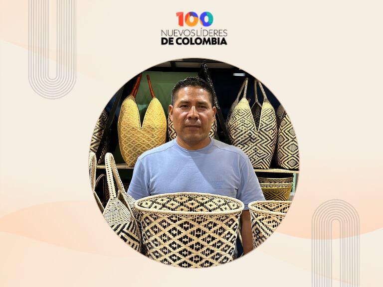 Luis Ferney Mejía, artesano y fundador de Tradición Entretejida (Foto: Getty Images)