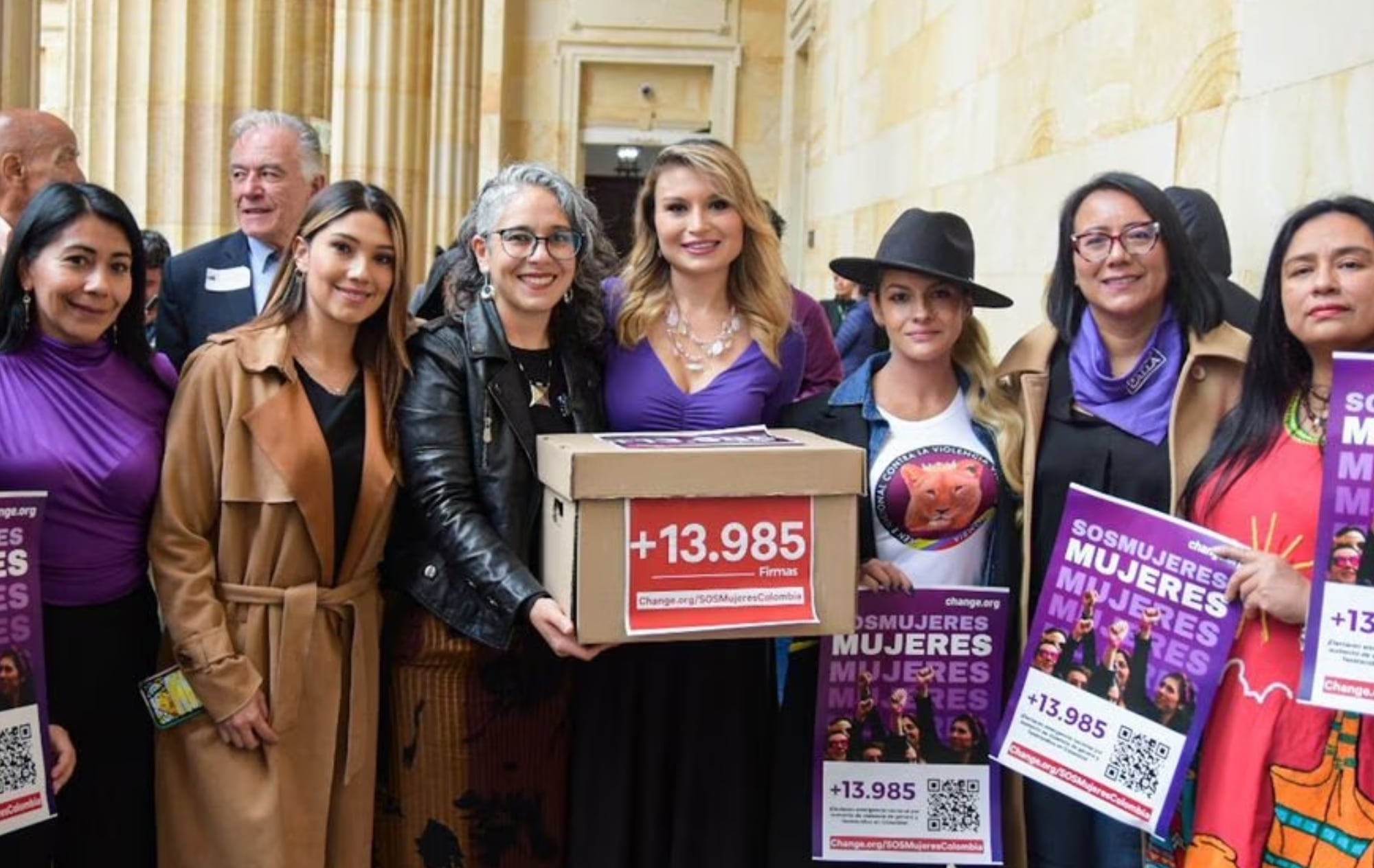 Ana María Vélez en el Congreso con su iniciativa de S.O.S Mujeres | Foto: Cortesía