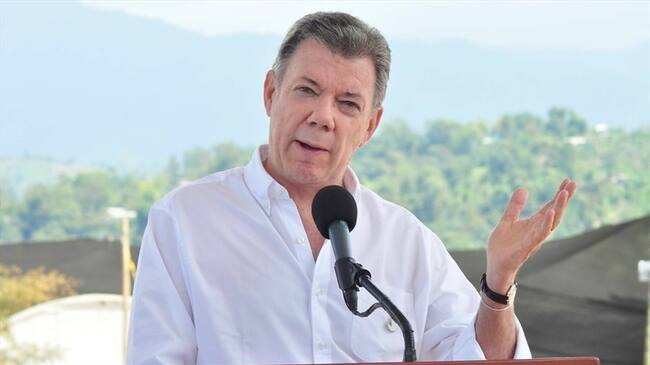 Juan Manuel Santos pide que no voten por candidatos que no prioricen la educación. Foto: Colprensa