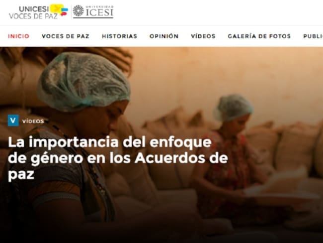 Icesi crea portal digital para informarse sobre la paz