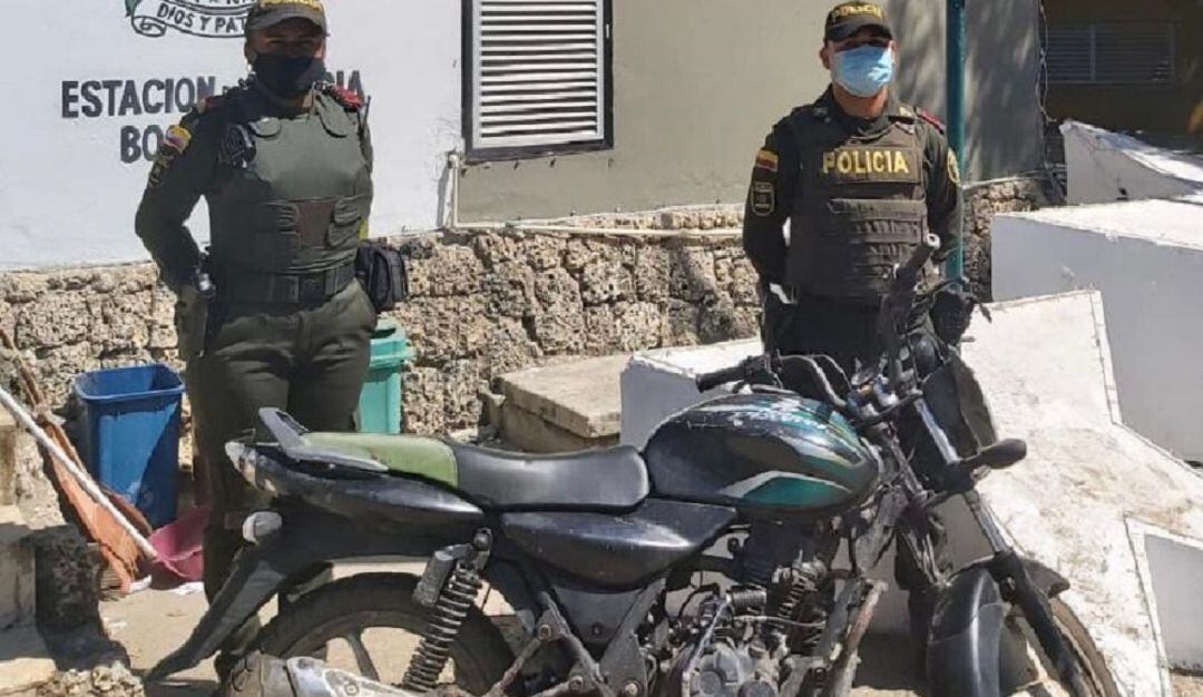 Motocicleta recuperada