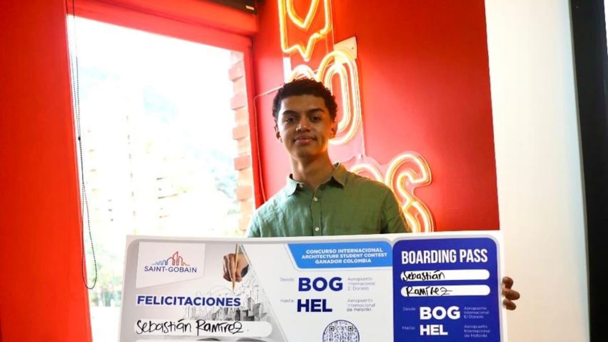 Sebastián Ramírez Landázuri, estudiante ganador