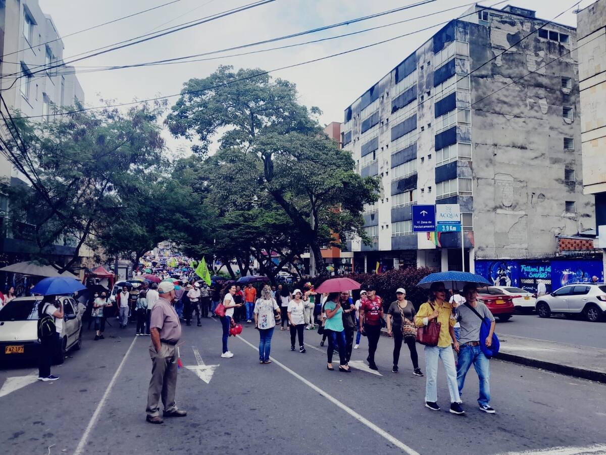 Con normalidad transcurrió marcha de apoyo al presidente Petro en Ibagué