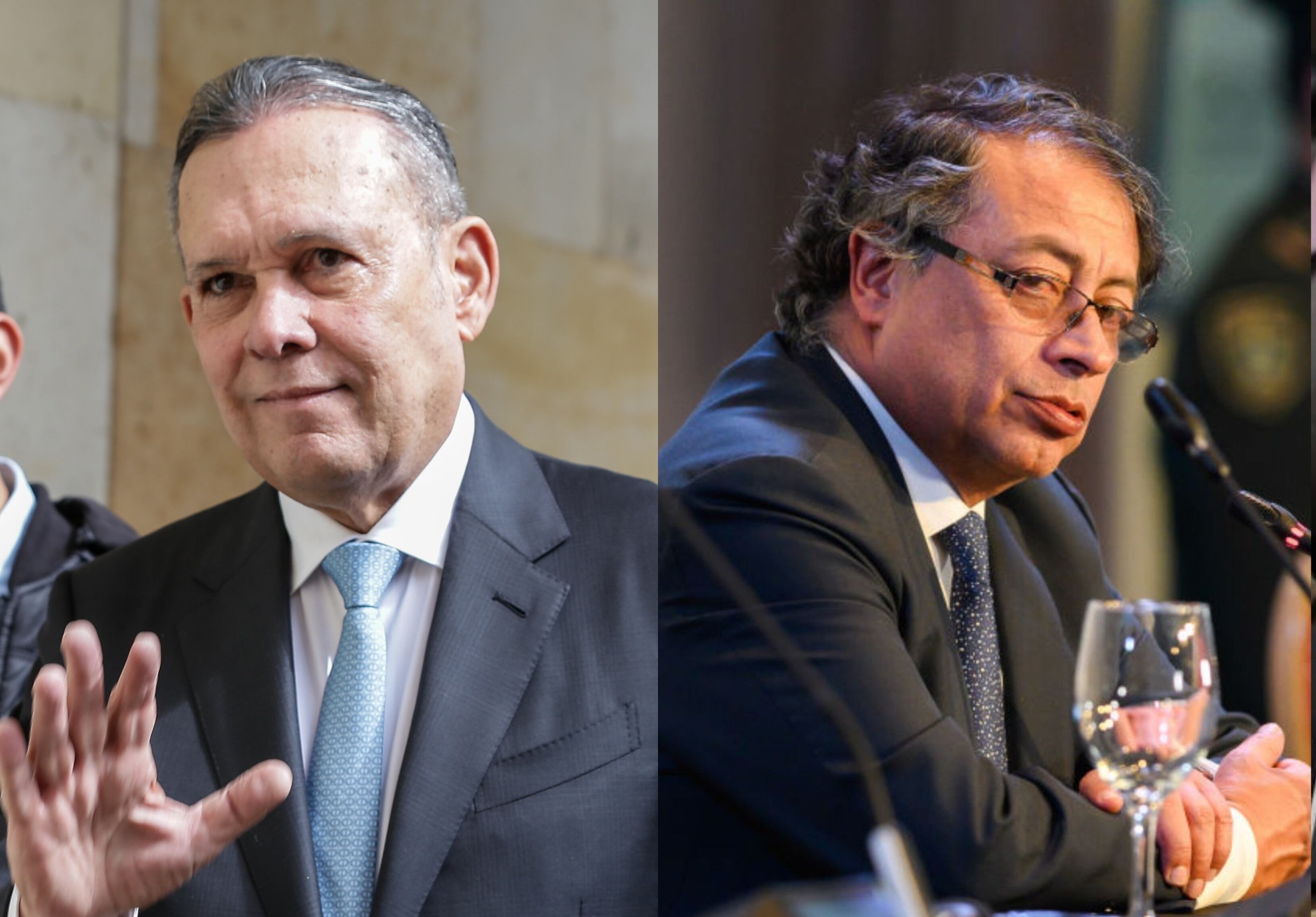 Efraín Cepeda y Gustavo Petro | Fotos: Colprensa