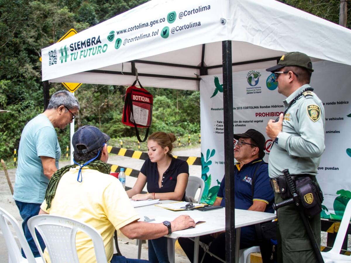 Instalan puestos de control en la ruta al Nevado del Tolima