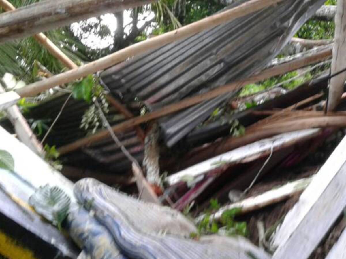 Tres personas heridas deja colapso de vivienda en el municipio de La Dorada