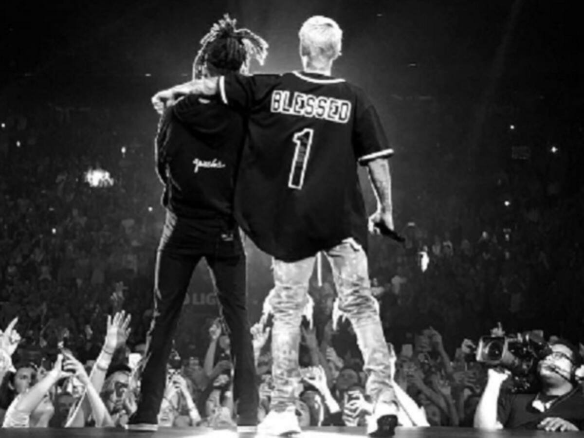 Justin Bieber y Jaden Smith interpretan ‘Never Say Never’ en tarima