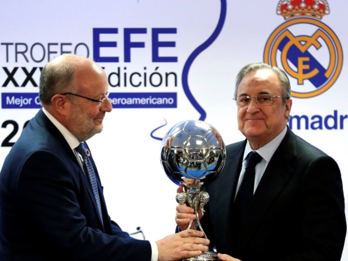Real Madrid recibió el Trofeo EFE al Mejor Club Iberoamericano