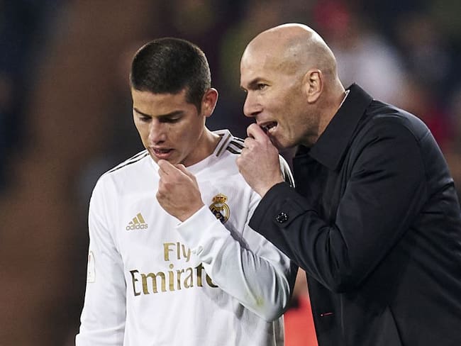 Zidane volvió a convocar a James e incluso habló de él en rueda de prensa