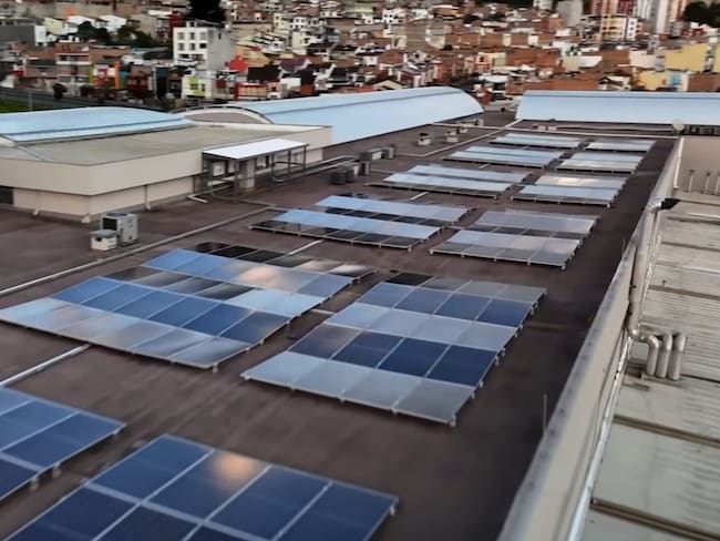 Paneles solares | Foto: Centro Comercial Unicentro Pasto