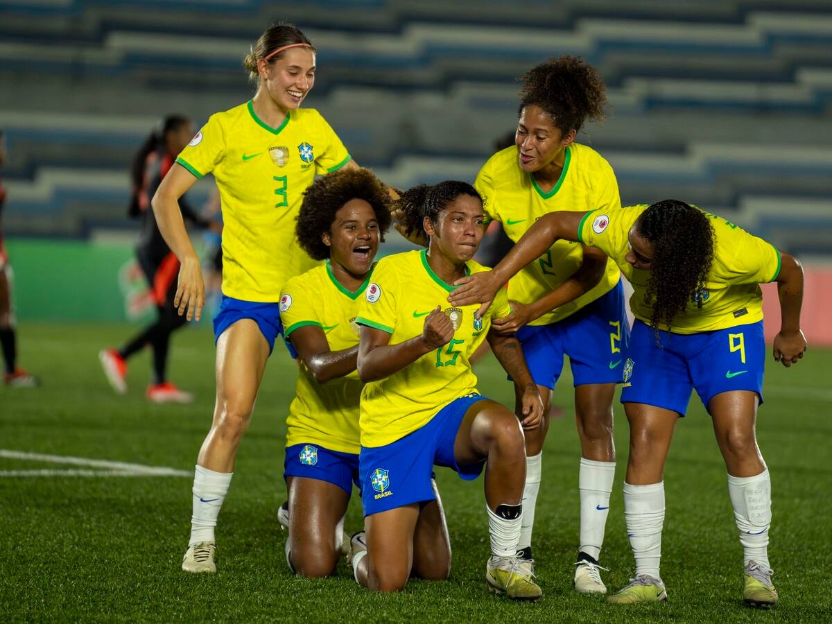 Colombia cae ante Brasil y pierde el invicto en el Sudamericano Femenino Sub-20
