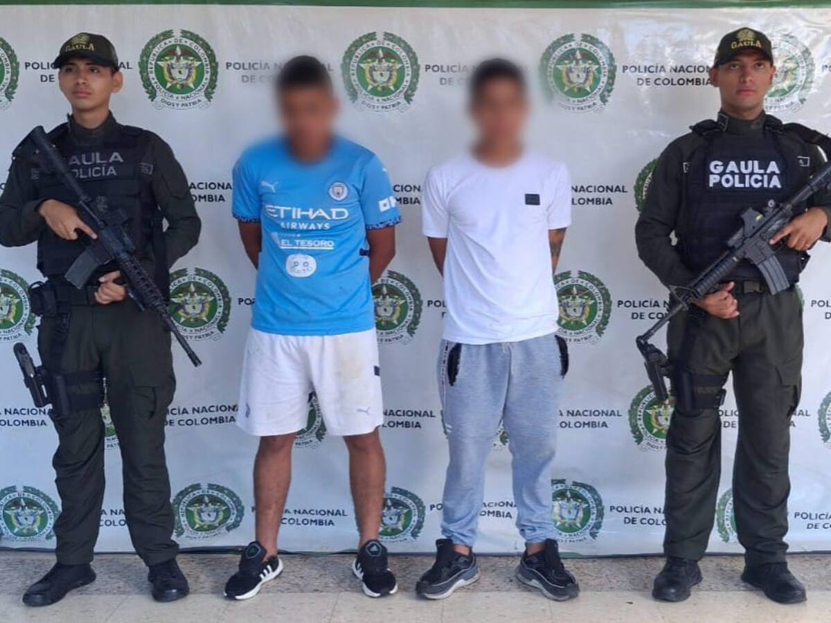 Capturan a dos presuntos extorsionistas vinculados a la Segunda Marquetalia en Rivera