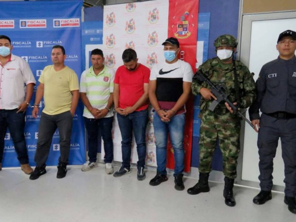 Capturan banda dedicada al robo de comerciantes en el Sur del Tolima