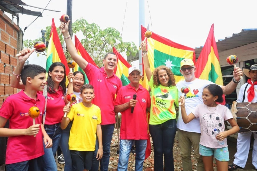 Judith Pinedo y Javier Doria