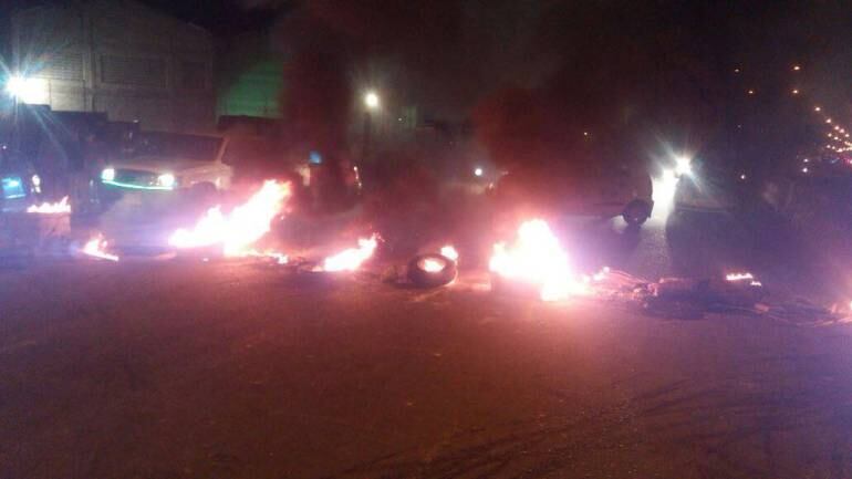 Protestas en Barranquilla por falta de energía 