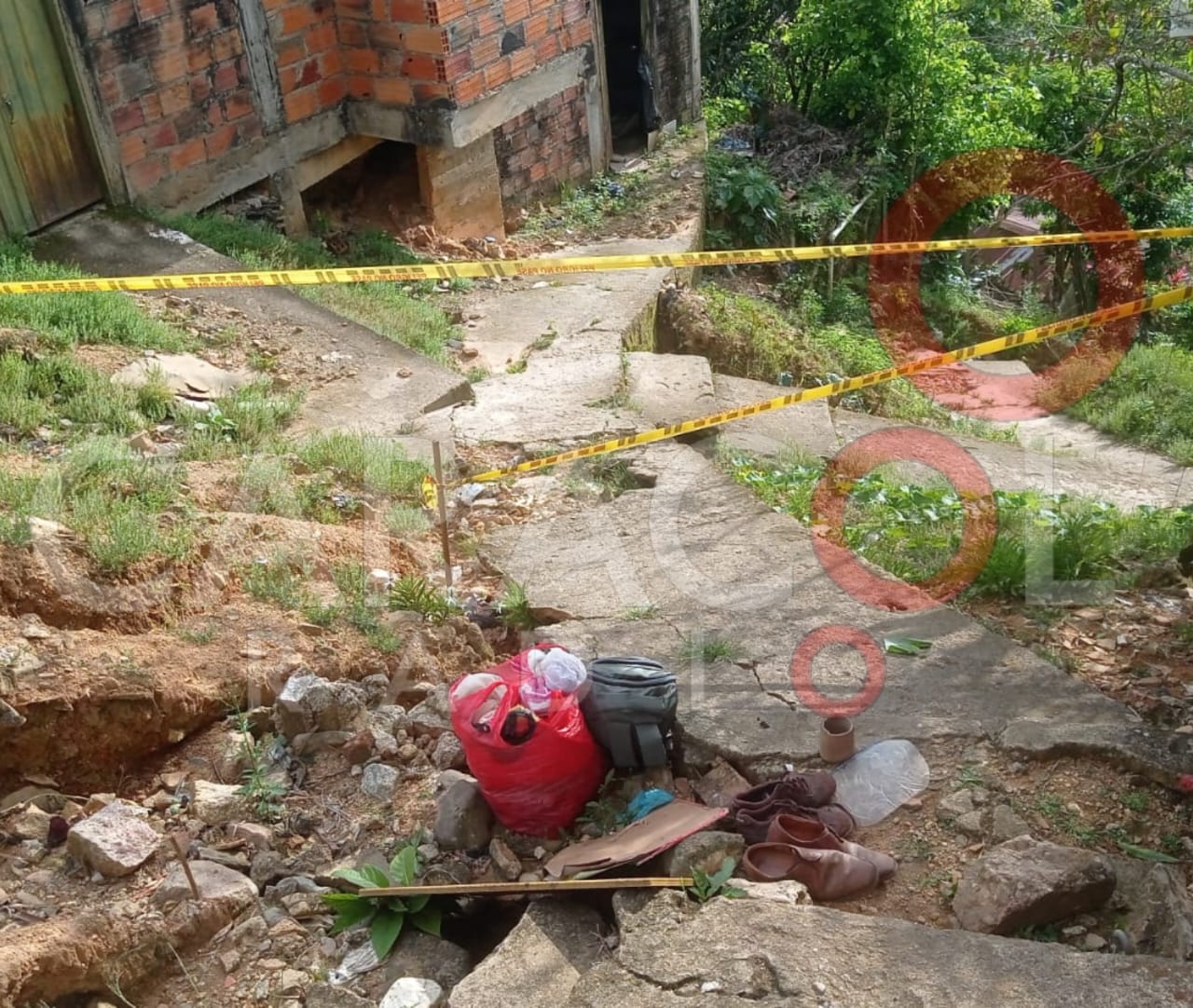 Artefactos sospechosos en el casco urbano de Convención, Catatumbo / Foto: Cortesía