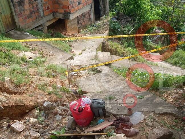 Artefactos sospechosos en el casco urbano de Convención, Catatumbo / Foto: Cortesía
