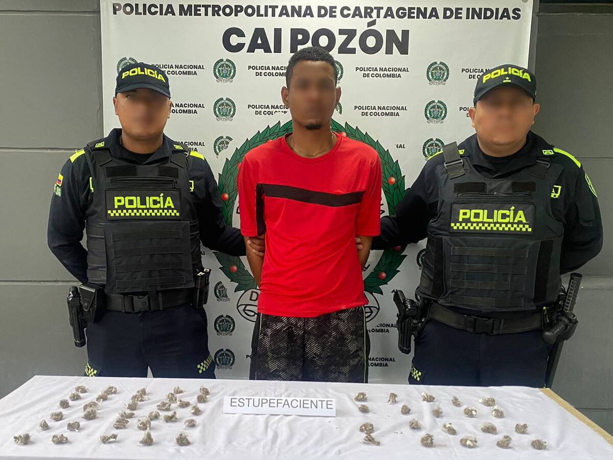 Más de 400 dosis de alucinógenos incautadas por operativos policiales en Cartagena