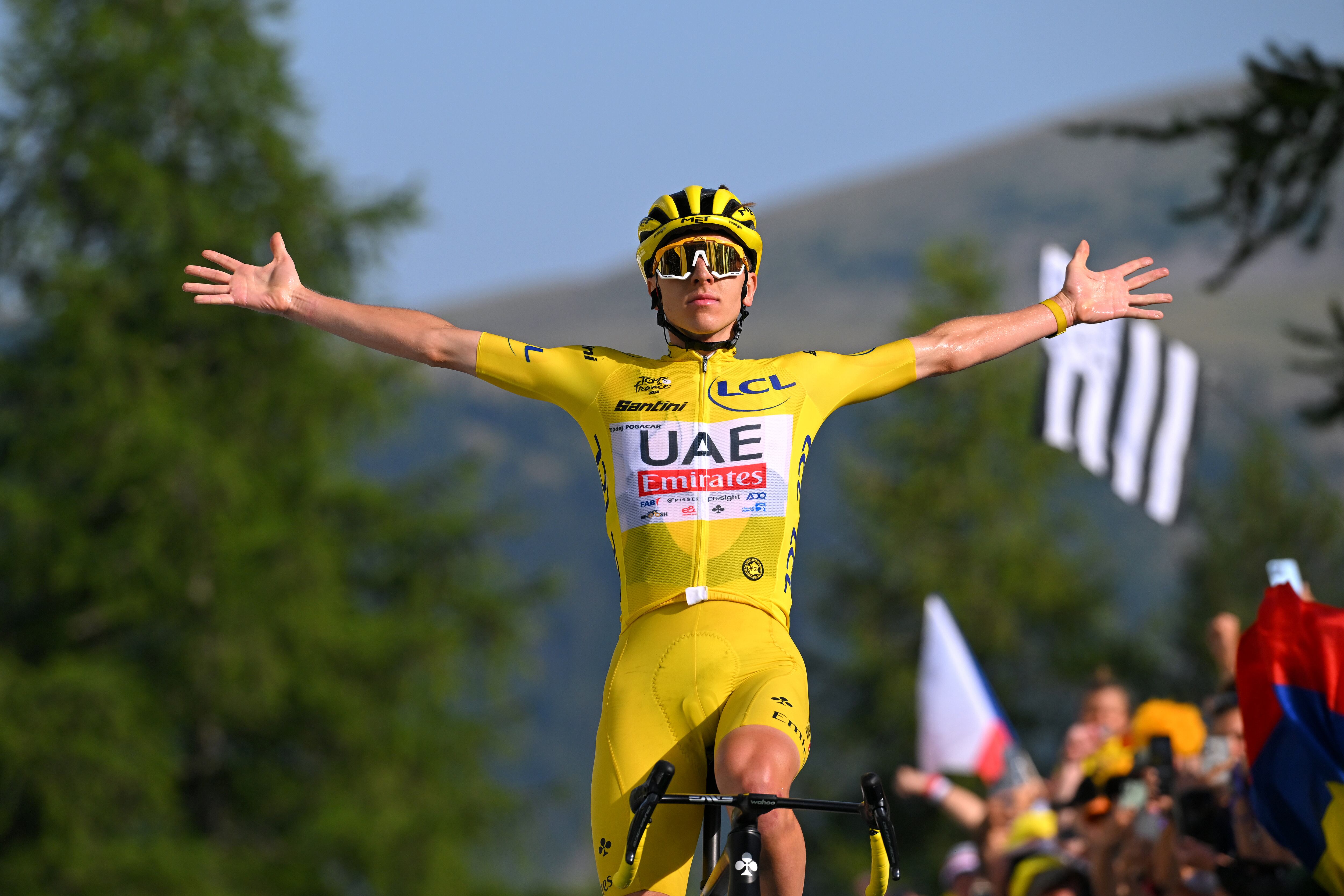 Tadej Pogacar ganador del Tour de Francia - Getty Images