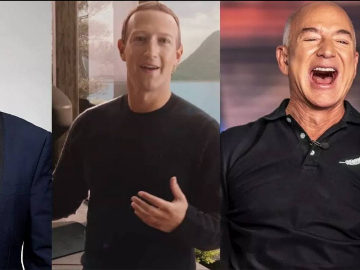 ¿Por qué el 2022 ha sido un mal año para Bezos, Musk y Zuckerberg?