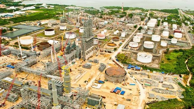 Refinería de Cartagena. Foto: Colprensa