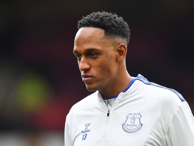 Yerry Mina, defensor del Everton. (Photo by Dave Howarth - CameraSport via Getty Images)