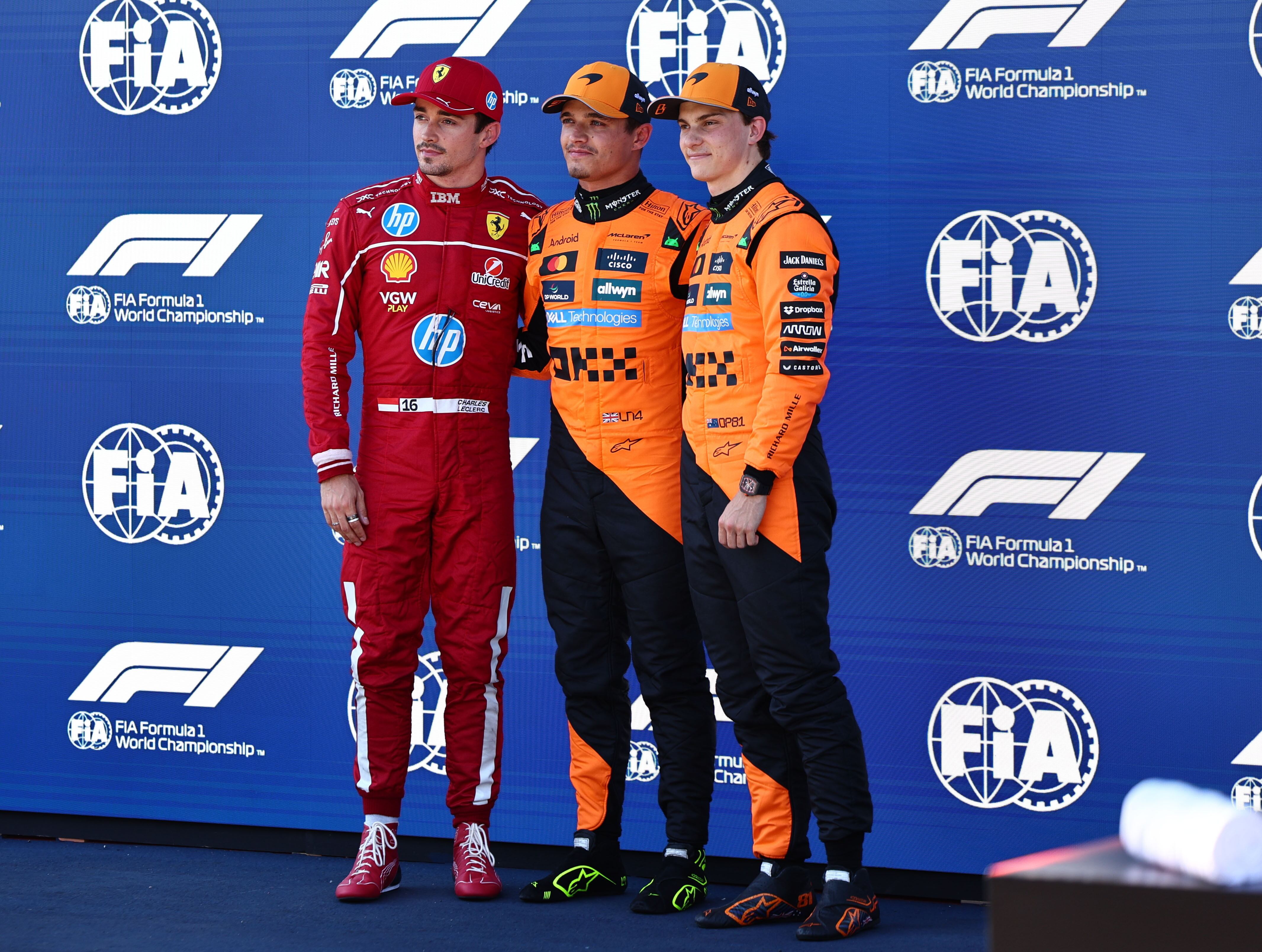 Lando Norris se queda con la pole en el GP de Austria: así será la parrilla de salida en la F1 . EFE/EPA/ANNA SZILAGYI