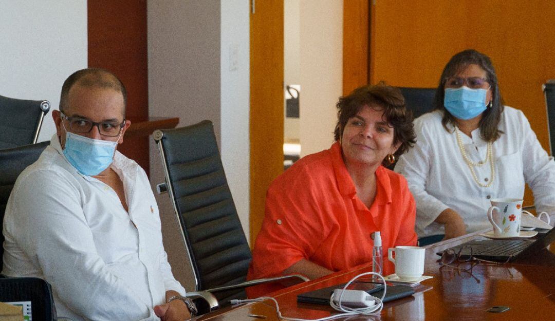 Jorge Andrés Carrillo se reunió con la gerente de Afinia, Blanca Liliana Ruíz y el equipo directivo de la filial